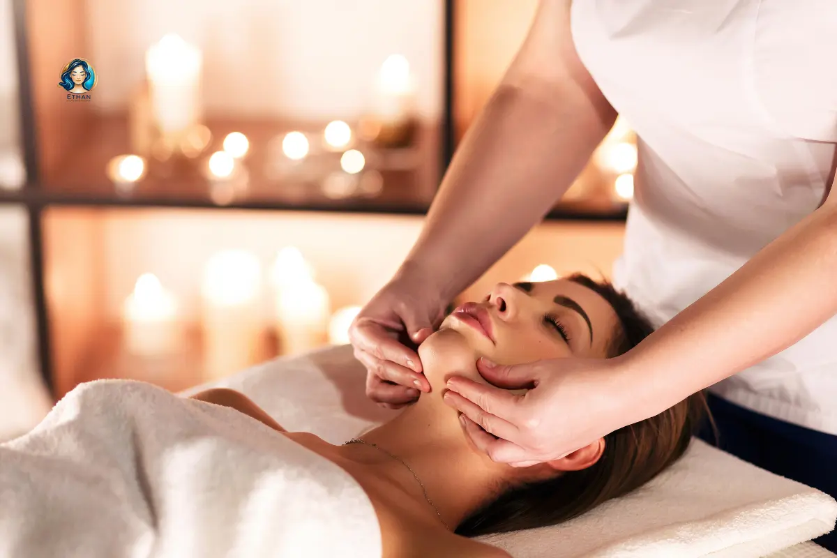 Face and Head Massage promoting wellness and massage therapy through stress relief, improved circulation, facial relaxation, and mental calmness